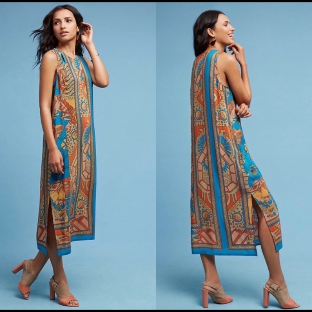 nwt tanvi silk column maxi size “00”